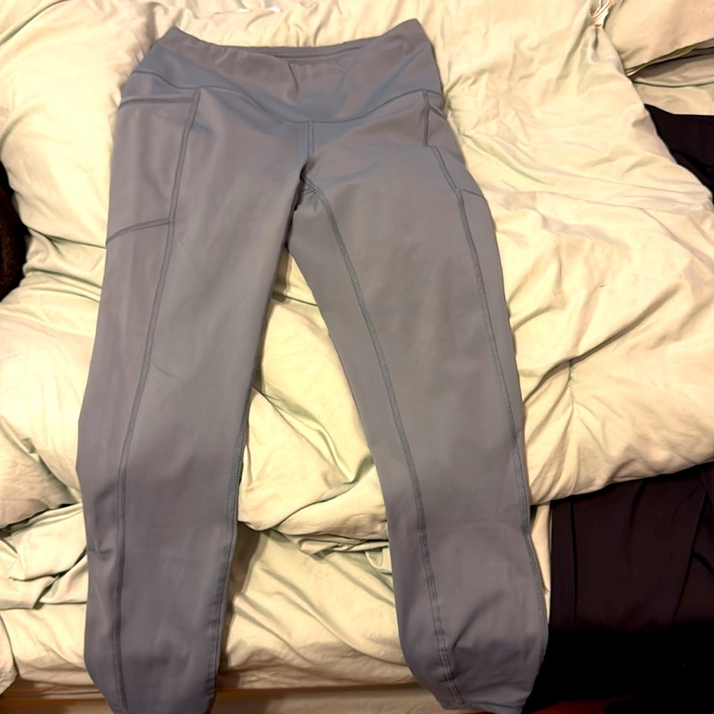 Blue/grey workouts leggings